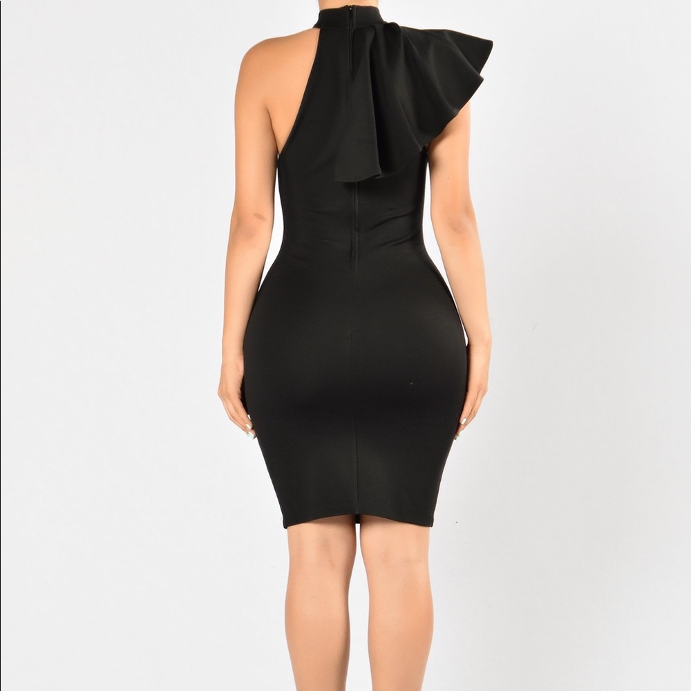 NWT FASHION NOVA BLACK DRESS size large